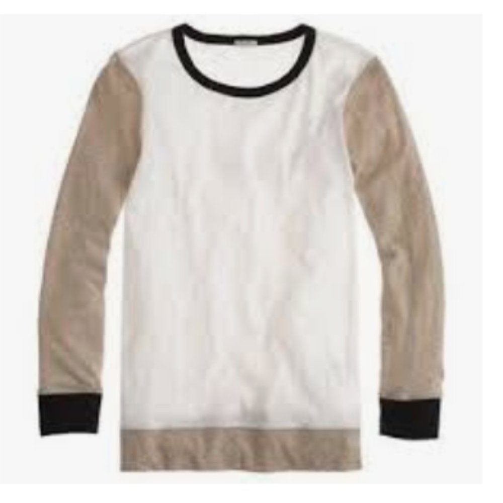 J.Crew Artist Color Block Baseball T